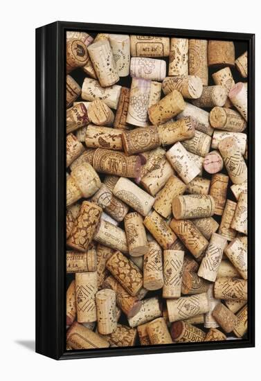 Wine Bottle Corks-Alan Sirulnikoff-Framed Premier Image Canvas