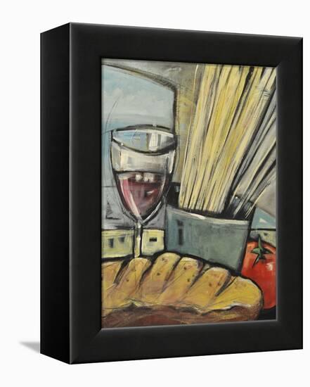 Wine Bread and Pasta-Tim Nyberg-Framed Premier Image Canvas