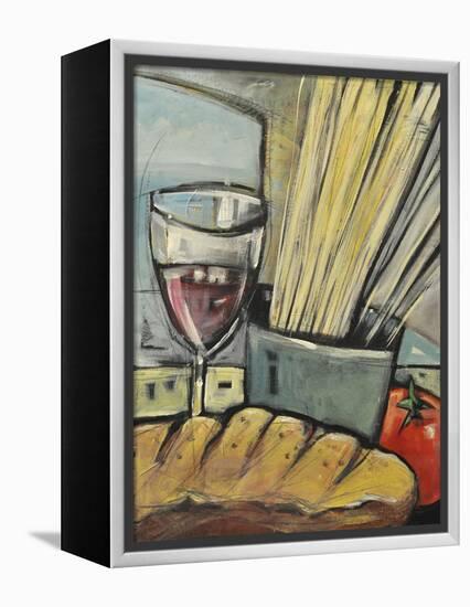 Wine Bread and Pasta-Tim Nyberg-Framed Premier Image Canvas