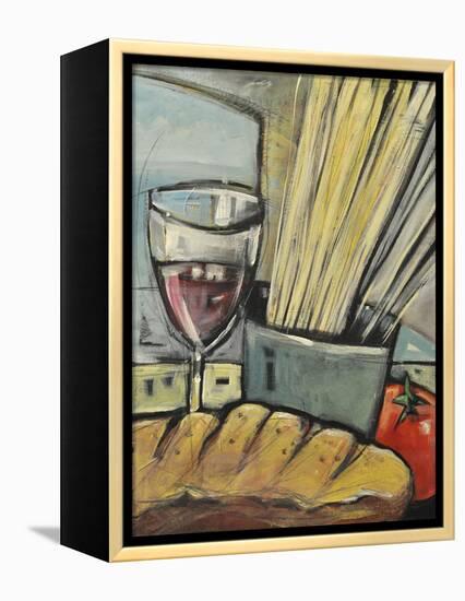 Wine Bread and Pasta-Tim Nyberg-Framed Premier Image Canvas