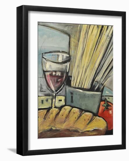 Wine Bread and Pasta-Tim Nyberg-Framed Giclee Print