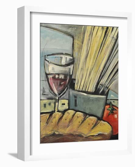 Wine Bread and Pasta-Tim Nyberg-Framed Giclee Print