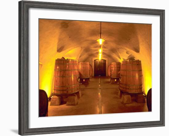 Wine Caves at the Viansa Winery, Sonoma County, California, USA-John Alves-Framed Photographic Print