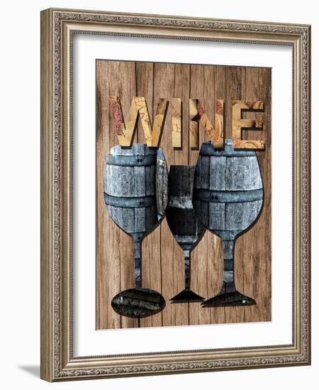 Wine Cellar 2-Sheldon Lewis-Framed Art Print