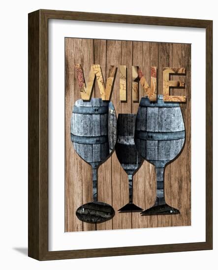 Wine Cellar 2-Sheldon Lewis-Framed Art Print