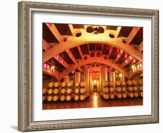 Wine Cellar at Raimat, Costers Del Segre, Catalonia, Catalunya, Spain-Per Karlsson-Framed Photographic Print