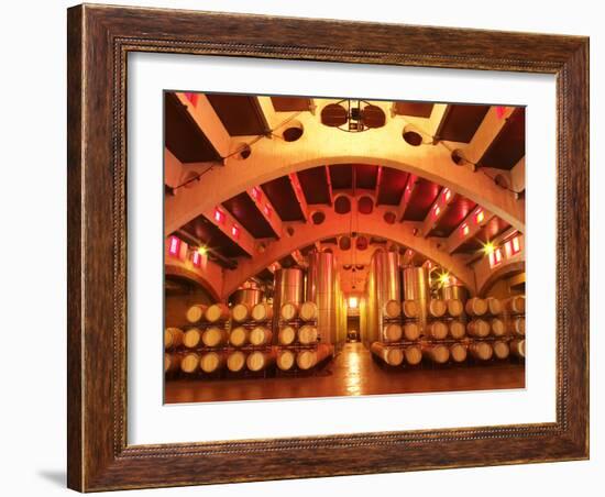 Wine Cellar at Raimat, Costers Del Segre, Catalonia, Catalunya, Spain-Per Karlsson-Framed Photographic Print