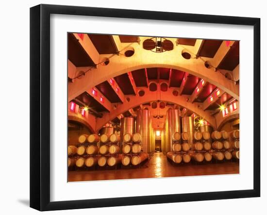 Wine Cellar at Raimat, Costers Del Segre, Catalonia, Catalunya, Spain-Per Karlsson-Framed Photographic Print