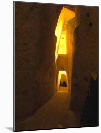 Wine Cellar, Old Chalk Quarry, Champagne Ruinart, Reims, Marne, Ardennes, France-Per Karlsson-Mounted Photographic Print