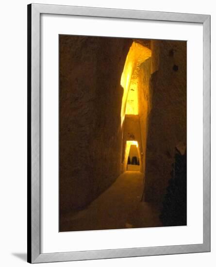 Wine Cellar, Old Chalk Quarry, Champagne Ruinart, Reims, Marne, Ardennes, France-Per Karlsson-Framed Photographic Print