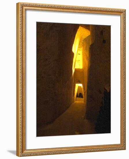 Wine Cellar, Old Chalk Quarry, Champagne Ruinart, Reims, Marne, Ardennes, France-Per Karlsson-Framed Photographic Print