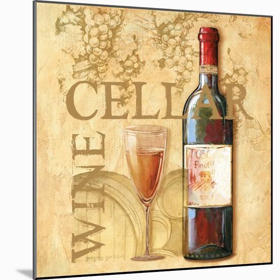 Wine Cellar Sqaure-Gregory Gorham-Mounted Art Print