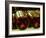 Wine Cellar with Tunnels of Wooden Barrels and Tokaj Wine, Royal Tokaji Wine Company, Mad, Hungary-Per Karlsson-Framed Photographic Print