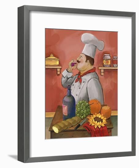 Wine Chef Master-Frank Harris-Framed Giclee Print