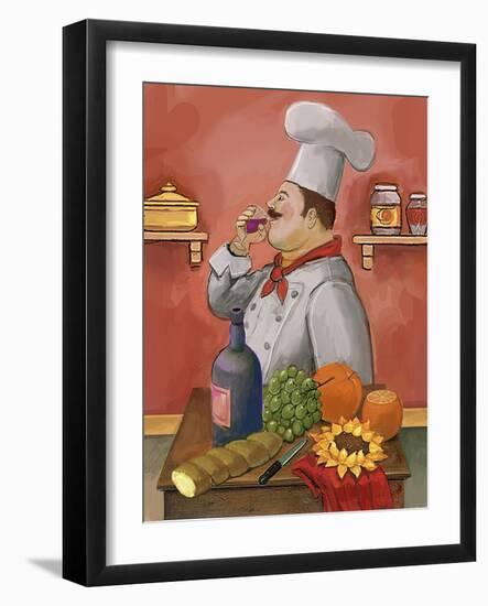 Wine Chef Master-Frank Harris-Framed Giclee Print