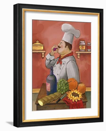 Wine Chef Master-Frank Harris-Framed Giclee Print