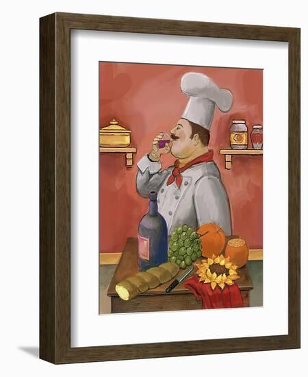 Wine Chef Master-Frank Harris-Framed Giclee Print