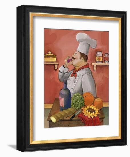 Wine Chef Master-Frank Harris-Framed Giclee Print