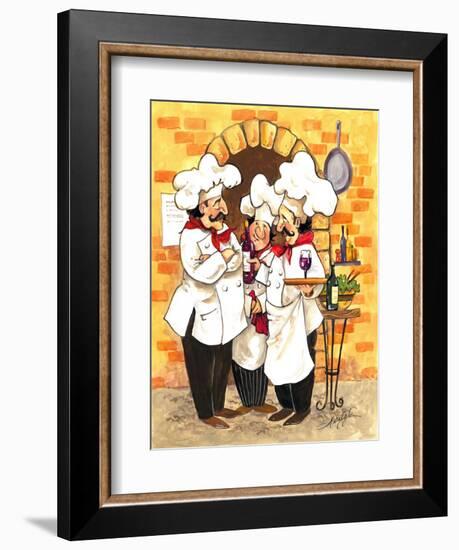 Wine Chefs-Jerianne Van Dijk-Framed Premium Giclee Print