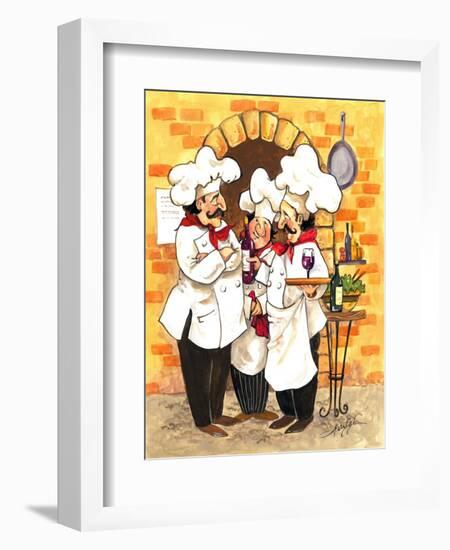 Wine Chefs-Jerianne Van Dijk-Framed Premium Giclee Print