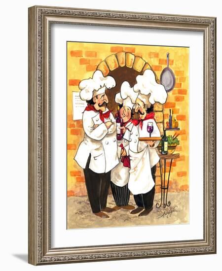 Wine Chefs-Jerianne Van Dijk-Framed Art Print