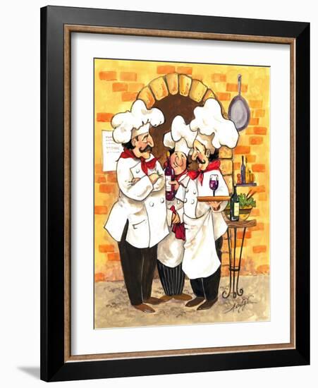 Wine Chefs-Jerianne Van Dijk-Framed Art Print