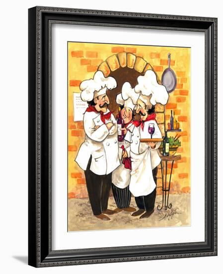 Wine Chefs-Jerianne Van Dijk-Framed Art Print