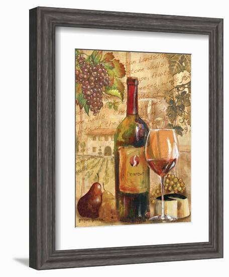 Wine Collage I-Gregory Gorham-Framed Art Print