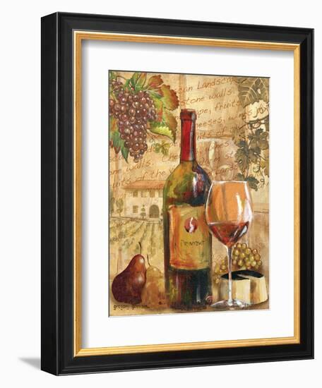 Wine Collage I-Gregory Gorham-Framed Art Print