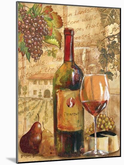 Wine Collage I-Gregory Gorham-Mounted Art Print