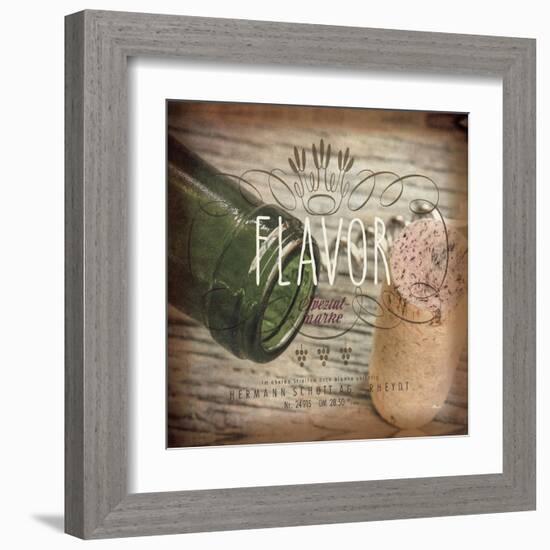 Wine Collage II-Pela Studio-Framed Art Print