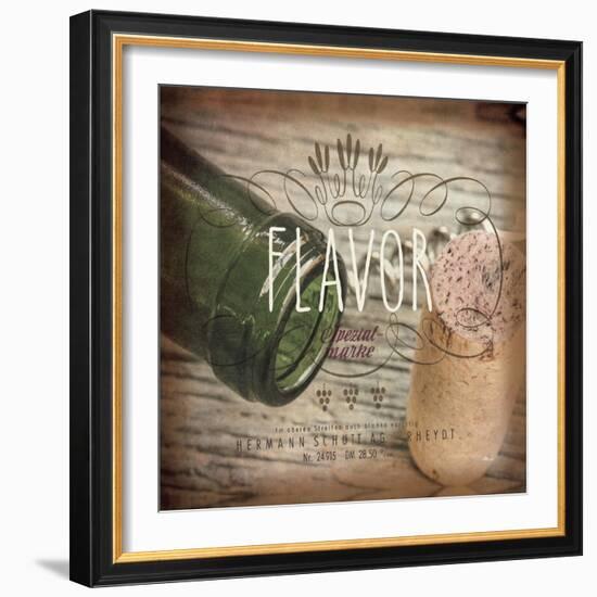 Wine Collage II-Pela Studio-Framed Art Print