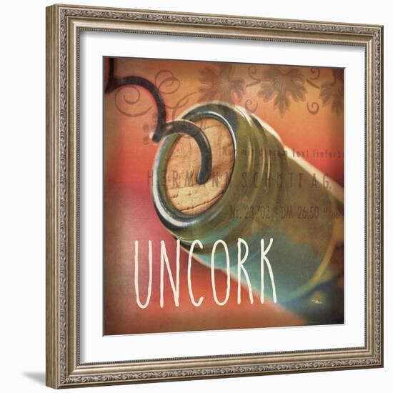 Wine Collage IX-Pela Studio-Framed Art Print