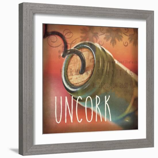 Wine Collage IX-Pela Studio-Framed Art Print