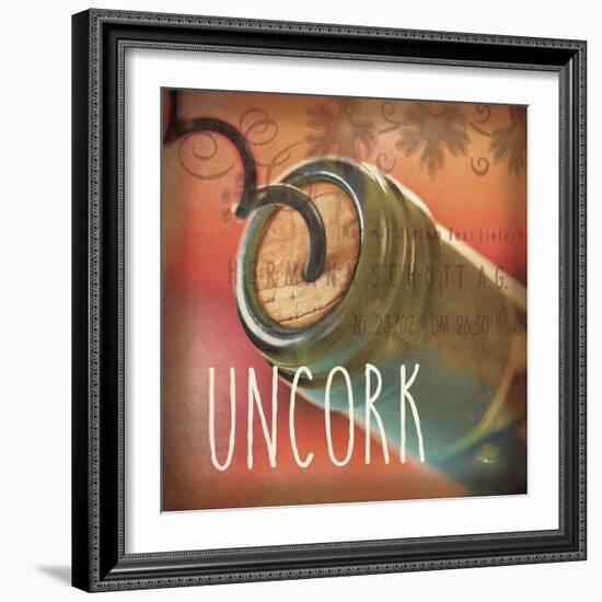 Wine Collage IX-Pela Studio-Framed Art Print