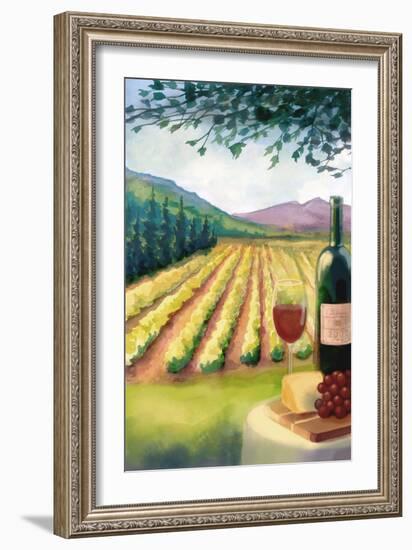 Wine Country and Vineyard-Lantern Press-Framed Art Print