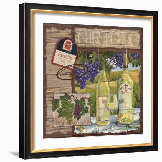 Wine Country Collage I-Paul Brent-Framed Art Print