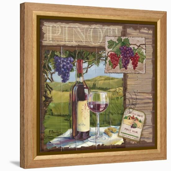 Wine Country Collage II-Paul Brent-Framed Stretched Canvas