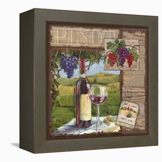 Wine Country Collage II-Paul Brent-Framed Stretched Canvas