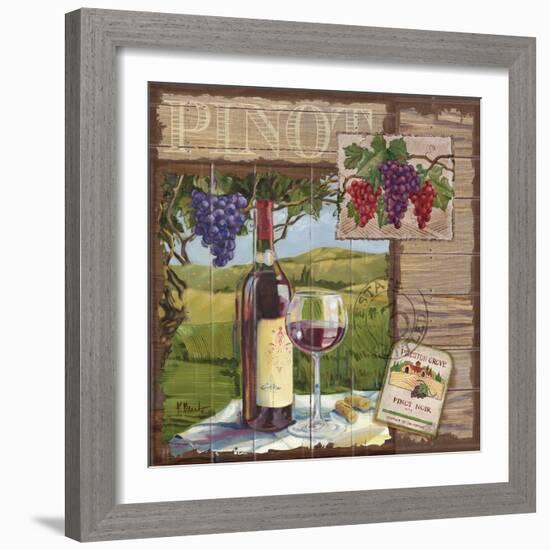 Wine Country Collage II-Paul Brent-Framed Art Print