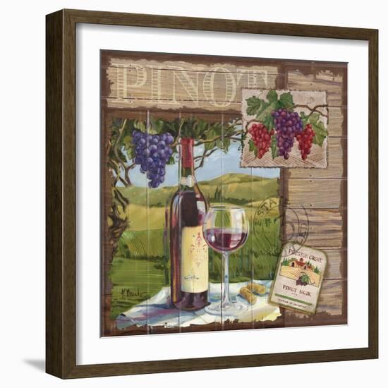 Wine Country Collage II-Paul Brent-Framed Art Print