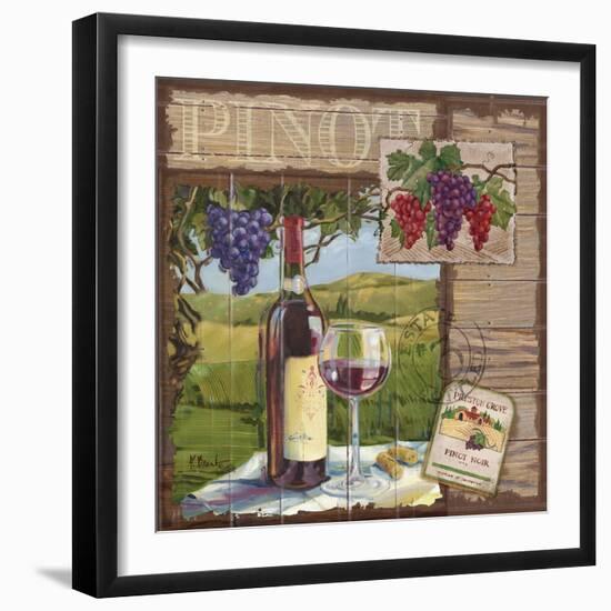 Wine Country Collage II-Paul Brent-Framed Art Print