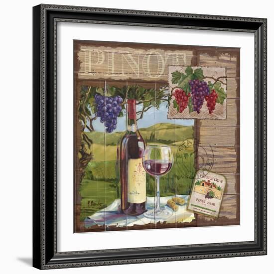 Wine Country Collage II-Paul Brent-Framed Art Print