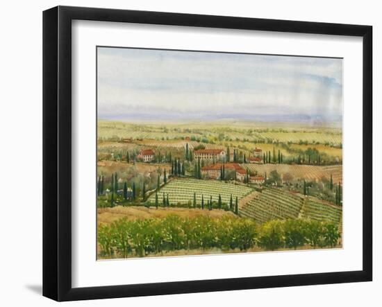 Wine Country View II-Tim O'toole-Framed Art Print