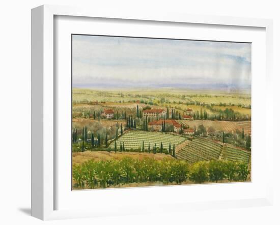 Wine Country View II-Tim O'toole-Framed Art Print