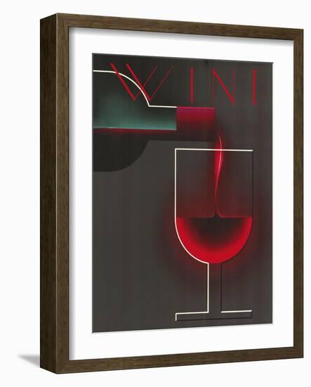 Wine Deco-Vintage Apple Collection-Framed Giclee Print