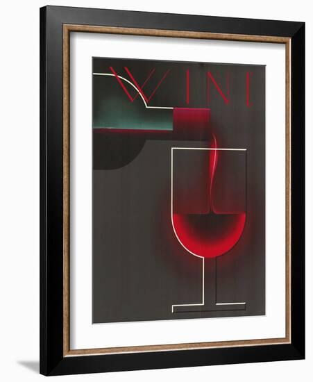 Wine Deco-Vintage Apple Collection-Framed Giclee Print