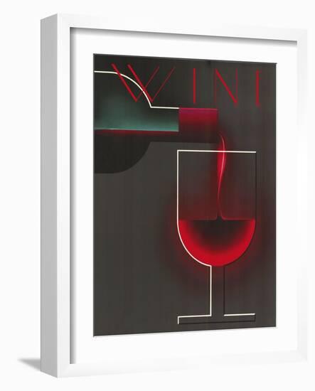 Wine Deco-Vintage Apple Collection-Framed Giclee Print