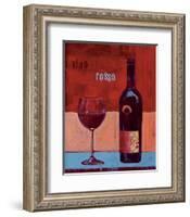 Wine for Two-Anna Flores-Framed Art Print