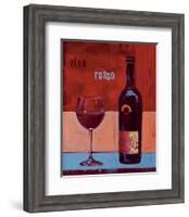 Wine for Two-Anna Flores-Framed Art Print